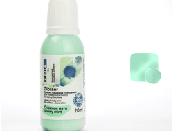 Glosser 14 снежная мята, краска глянцевая для декор. (20мл) KREDA Bio, компл. пищ. добавка