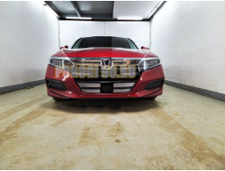 Защита радиатора Honda Accord X 2019- chrome верх (4 части)