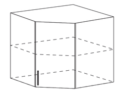 ШВУ 600х600 Шкаф настенный угловой