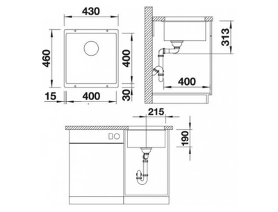 Мойка Blanco  Rotan 400-U, 526097