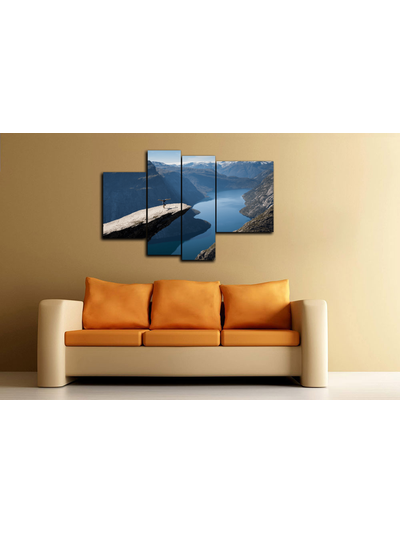 Модульная картина "Акробатика на природе"