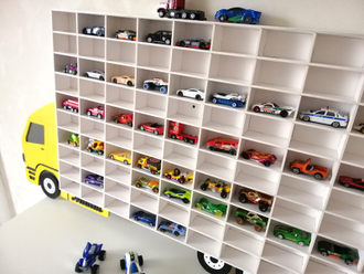 Полки для машинок Хотвил на 100 машинок