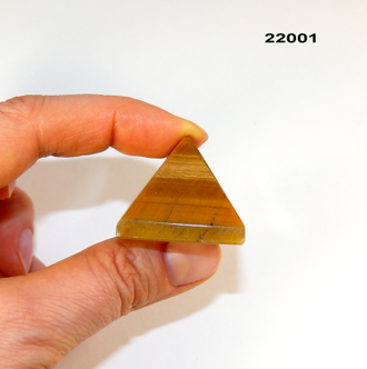 Тигровый глаз натуральный (пирамида) арт.22001: 26,6г - 30*30*25мм