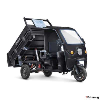 Грузовой электротрицикл Rutrike D5 1700 КАБИНА черный