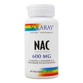 (Solaray) NAC (N-Acetyl-L-Cysteine) 600mg - (60 капс)