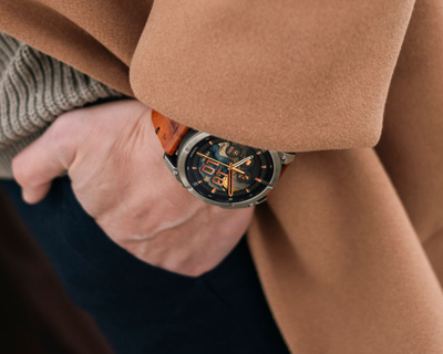 Часы Garmin Fenix 8 -51mm AMOLED Sapphire Bare Titanium / Black / Chestnut Leather Band