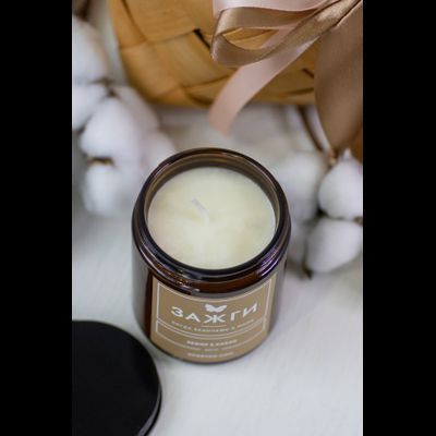 Арома свеча «Зефир &amp; Какао» | «Когда захочешь к маме»