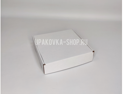 Коробка с откидной крышкой 177*177*41 мм БЕЛЫЙ