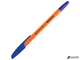Ручка шариковая BRAUBERG «X-333 Orange», СИНЯЯ, корпус оранжевый, узел 0,7 мм, линия письма 0,35 мм. 142409