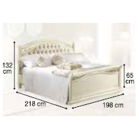Кровать "Capitonne" с изножьем 180x200 см