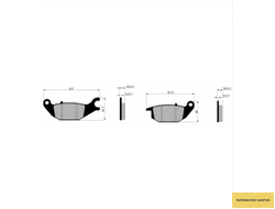 Колодки тормозные FA-343 GR2 Optimum, Regulmoto Seven (задние), Avantis A3, Avantis A5