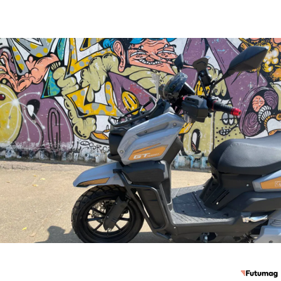 Электрический скутер Тур-Эндуро GT Tank  3000 серый