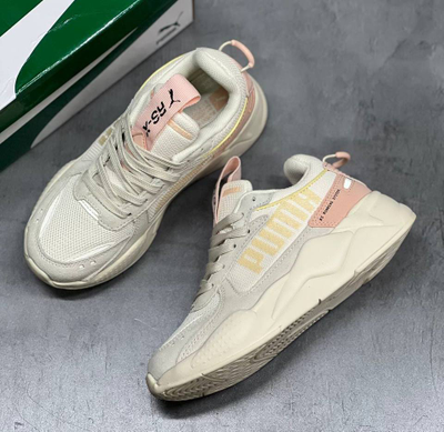 Puma RS-X3 Grey Light Pink Yellow