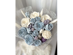 Новогодний букет из зефира