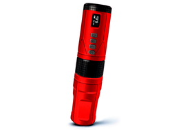 Беспроводная роторная тату машинка - BRONC Wireless Pen V8 red