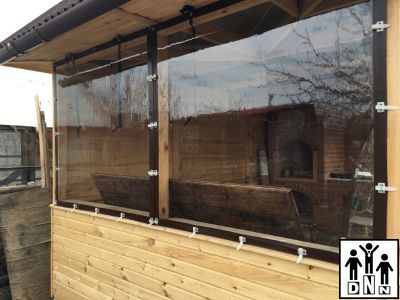 Гибкие окна для террасы