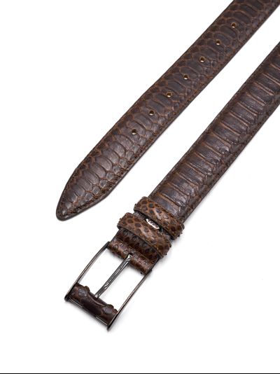 Ремень мужской 38 мм PY-kk-0008 из змеиной кожи