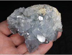 Целестин голубой, друза кристаллов, Мадагаскар (72*62*46 мм, 301 г) №37788