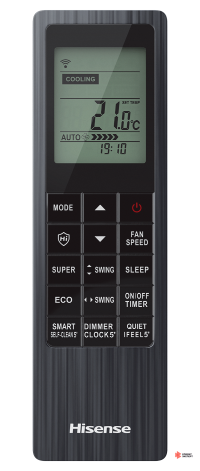 Бытовая сплит-система Hisense серии BLACK CRYSTAL Classic A AS-13HW4SVDTG5В (комплект)