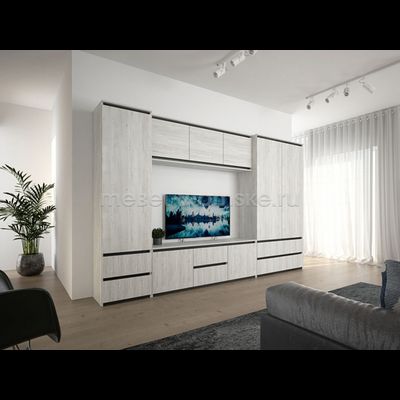 ШМ500 Стенка "Адалия". Размер: 3000*2015-425. Ширина ТВ: 1500 мм.