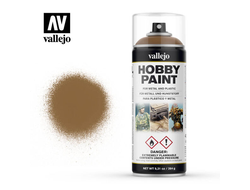 Vallejo: Аэрозольная грунтовка Hobby Paint 28.014 "Leather Brown" (400 мл)