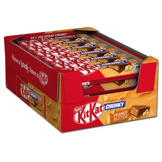 Батончик KitKat Chunky Peanut butter 42 гр (24 шт)