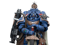 Капитан Ультрамаринов (Warhammer 40k) - КОЛЛЕКЦИОННАЯ ФИГУРКА 1/18 Ultramarines Captain With Master-crafted Heavy Bolt rifle (JT3556) - JOYTOY