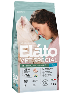 Elato (Элато) Vet Special гипоаллергенный корм для собак с рыбой 2 кг