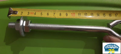 Подвес для качелей тип "A" M12, 140 мм