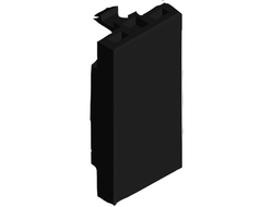 Заглушка черная, 1 модуль - Apolo 5000 - Efapel 45973 SPT