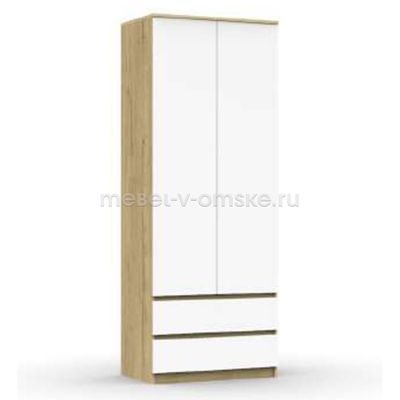 ЭВ048 Шкаф-2Д2Я Модерн. Размер: 800х2100х500