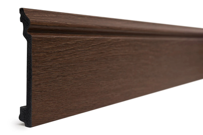 Напольный плинтус Decor-Dizayn 701-82SH, влагостойкий, ударопрочный, 2,4 метра