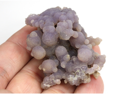 Халцедон фиолетовый виноградный, коллекционный образец, Индонезия (54*40*30 мм, 43 г) №35921