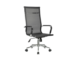 Кресло для руководителя RIVA CHAIR Hugo RCH 6001-1S Чёрный (W-01)