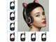 Беспроводные Складные Наушники Cat Ear HL89 Led