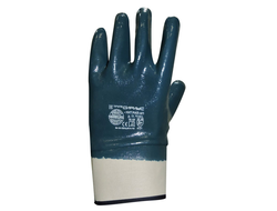 Перчатки нитриловые "СИРИУС-НИТРИЛ КП (ЛЮКС)" с твёрдыми манжетами обливные, р. 9,10,11