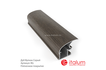 Профиль дверей ITALUM. Серия CLASSIC-A: Дуб Вулкан Серый