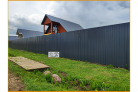 Забор из профнастила