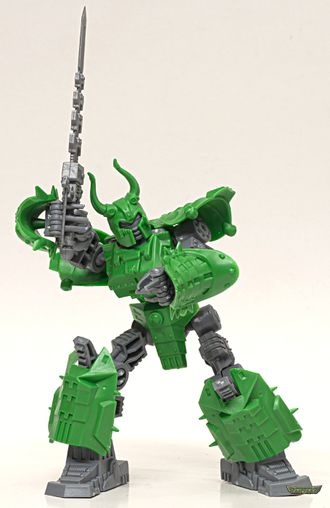Техноробот "Громовержец" (ВМ_17) зеленый+серый полистирол