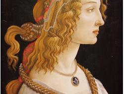 Картина обогреватель, репродукция Сандро Боттичелли Портрет женщины