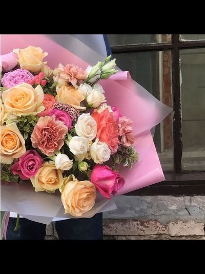 Букет "Розовая пудра"