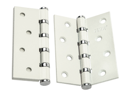 Петли дверные Ренц 4BB W CP белая