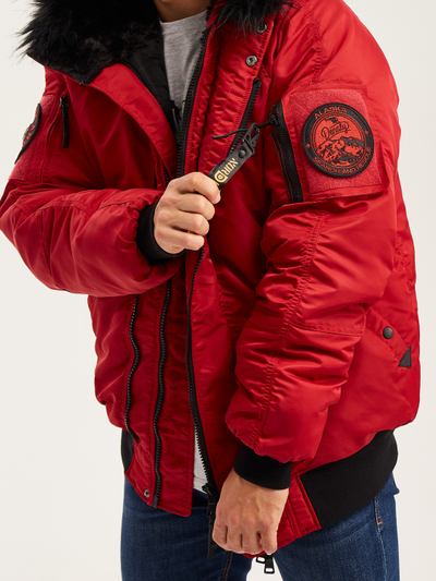 Куртка N2B COMPASS RED/BLACK