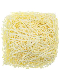 Наполнитель бумажный волнистый Премиум (101, светло-желтый), 50г