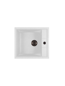 Мойка из искусственного мрамора MIXLINE ML-GM28 прямоугольная отверстие справа 445*500*190мм