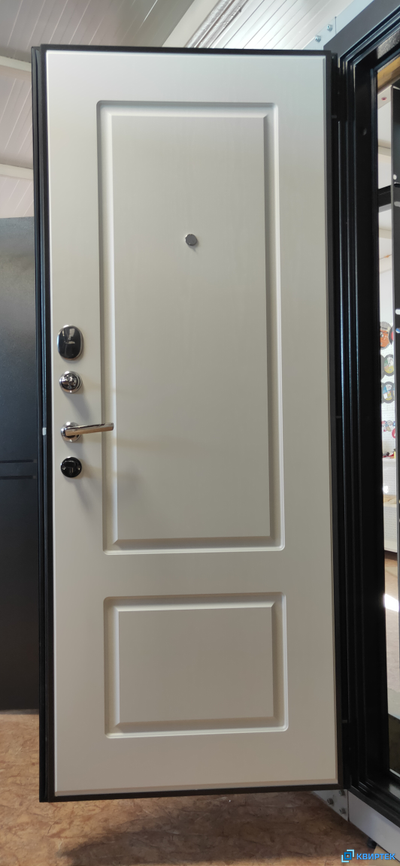 Дверь входная металлическая СОЮЗ 3К Классика Белый ясень купить в Челябинске | КВИРТЕК