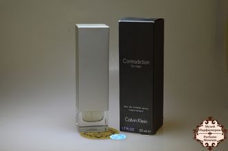 Calvin Klein Contradiction for Men (Кельвин Кляйн Контрадикшн) туалетная вода мужская винтажная 50ml 1999 год