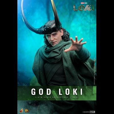 Бог времени Локи (Том Хиддлстон, "Локи") - Коллекционная фигурка 1/6 God Loki (DX40) - Hot Toys