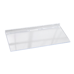 Прямая полка из оргстекла для экономпанели