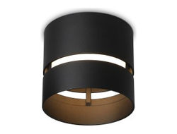 Ambrella св-к накл. спот GX53 max12W черный цилиндр d85x75 TECHNO SPOT TN71052 BK